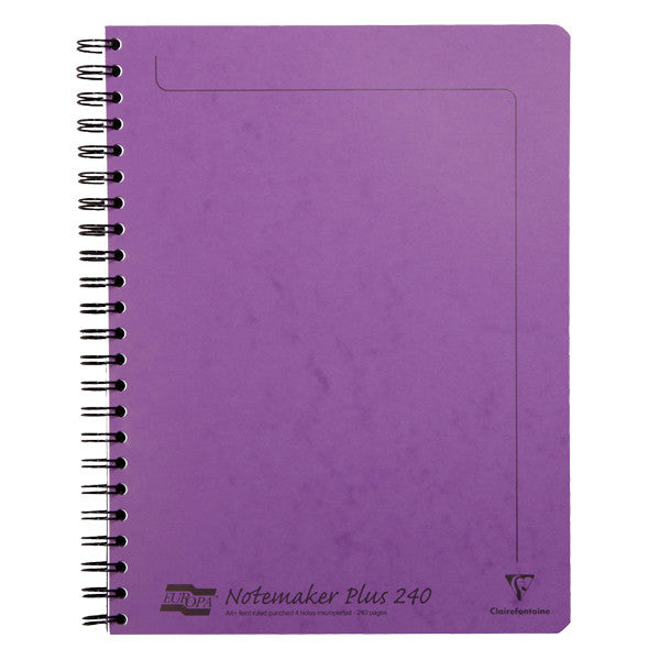 Clairefontaine Europa Notemaker+ Wirebound Notebook A4+ (225x297) by Clairefontaine at Cult Pens