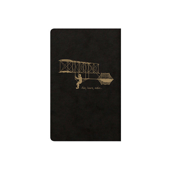 Clairefontaine Flying Spirit Notebook Black Cover 75x120 by Clairefontaine at Cult Pens