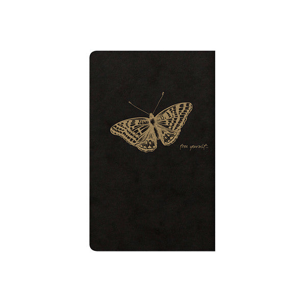 Clairefontaine Flying Spirit Notebook Black Cover 75x120 by Clairefontaine at Cult Pens