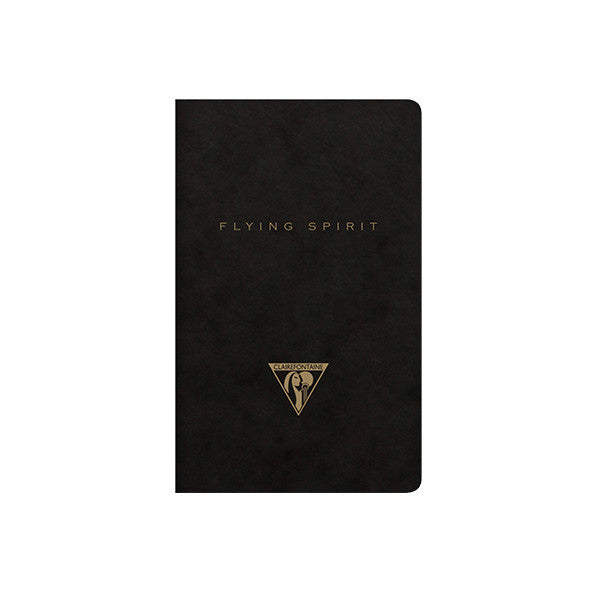 Clairefontaine Flying Spirit Notebook Black Cover 75x120 by Clairefontaine at Cult Pens