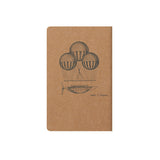 Clairefontaine Flying Spirit Notebook Kraft Cover 75x120 by Clairefontaine at Cult Pens