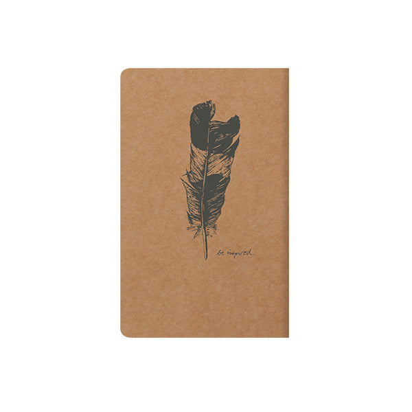 Clairefontaine Flying Spirit Notebook Kraft Cover 75x120 by Clairefontaine at Cult Pens
