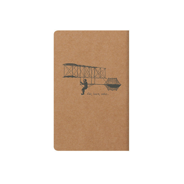 Clairefontaine Flying Spirit Notebook Kraft Cover 75x120 by Clairefontaine at Cult Pens