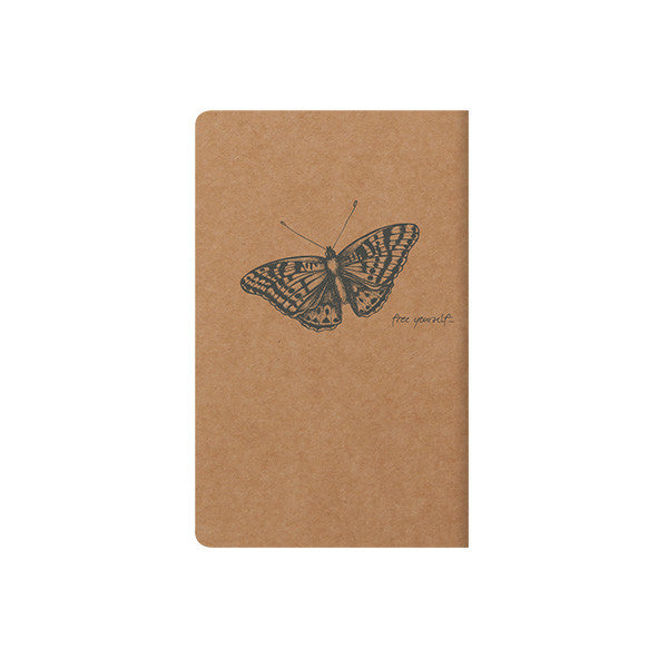 Clairefontaine Flying Spirit Notebook Kraft Cover 75x120 by Clairefontaine at Cult Pens