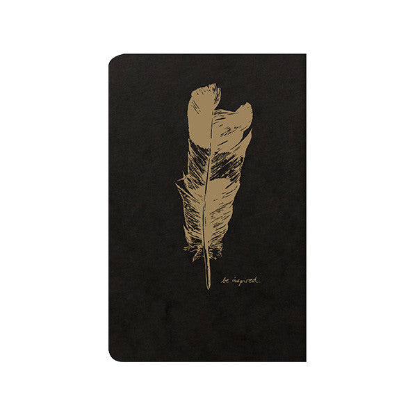 Clairefontaine Flying Spirit Notebook Black Cover 110x170 by Clairefontaine at Cult Pens