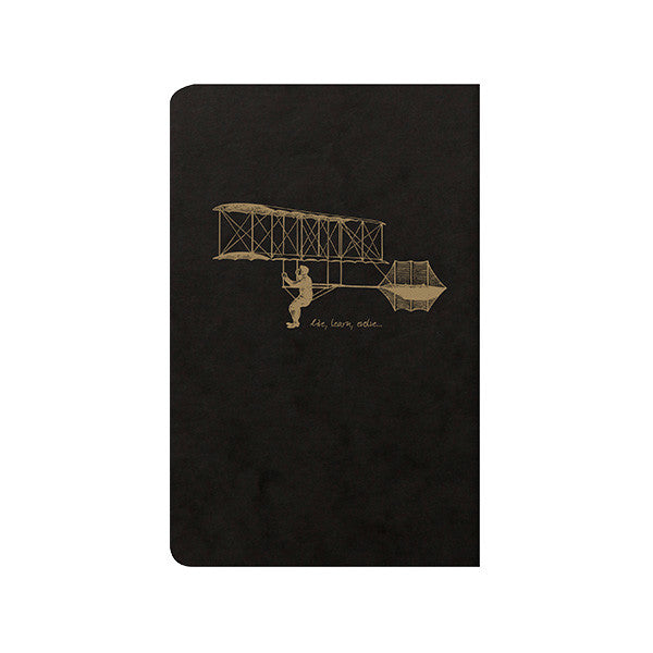 Clairefontaine Flying Spirit Notebook Black Cover 110x170 by Clairefontaine at Cult Pens