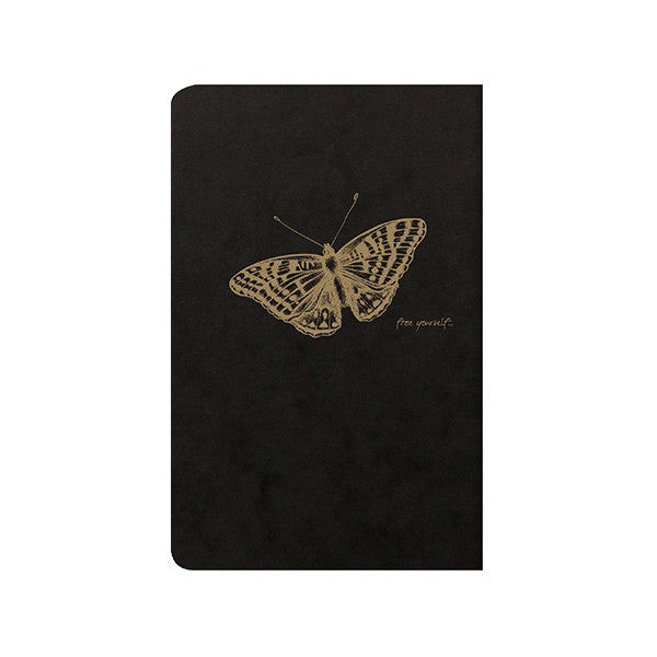 Clairefontaine Flying Spirit Notebook Black Cover 110x170 by Clairefontaine at Cult Pens