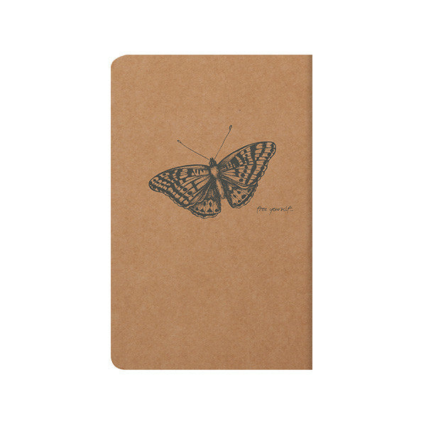 Clairefontaine Flying Spirit Notebook Kraft Cover 110x170 by Clairefontaine at Cult Pens