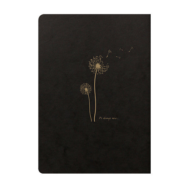 Clairefontaine Flying Spirit Notebook Black Cover A5 by Clairefontaine at Cult Pens