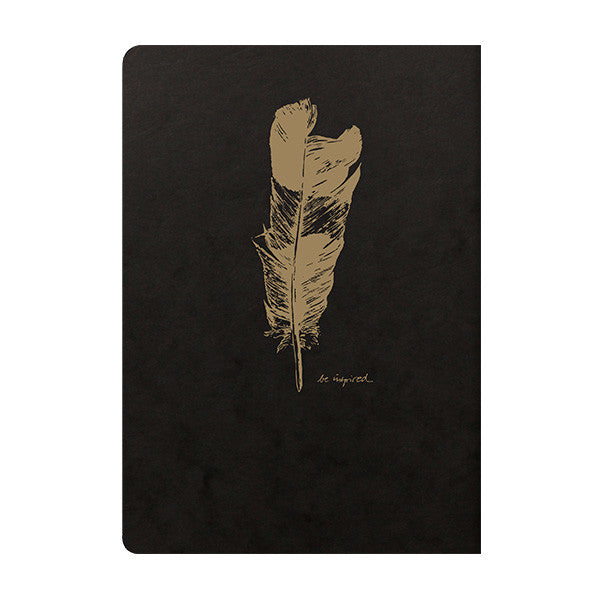 Clairefontaine Flying Spirit Notebook Black Cover A5 by Clairefontaine at Cult Pens