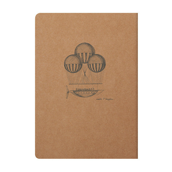 Clairefontaine Flying Spirit Notebook Kraft Cover A5 by Clairefontaine at Cult Pens
