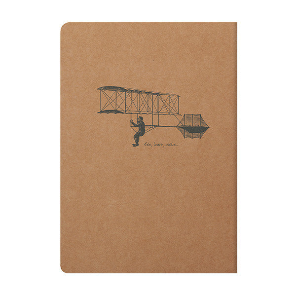 Clairefontaine Flying Spirit Notebook Kraft Cover A5 by Clairefontaine at Cult Pens