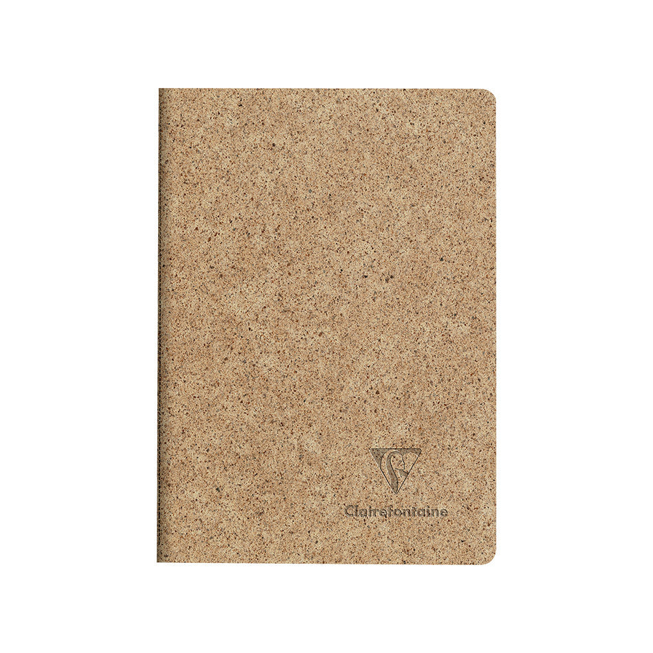 Clairefontaine Cocoa Stapled Notebook A6 by Clairefontaine at Cult Pens