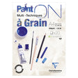 Clairefontaine Paint On Grained Pad A4 by Clairefontaine at Cult Pens