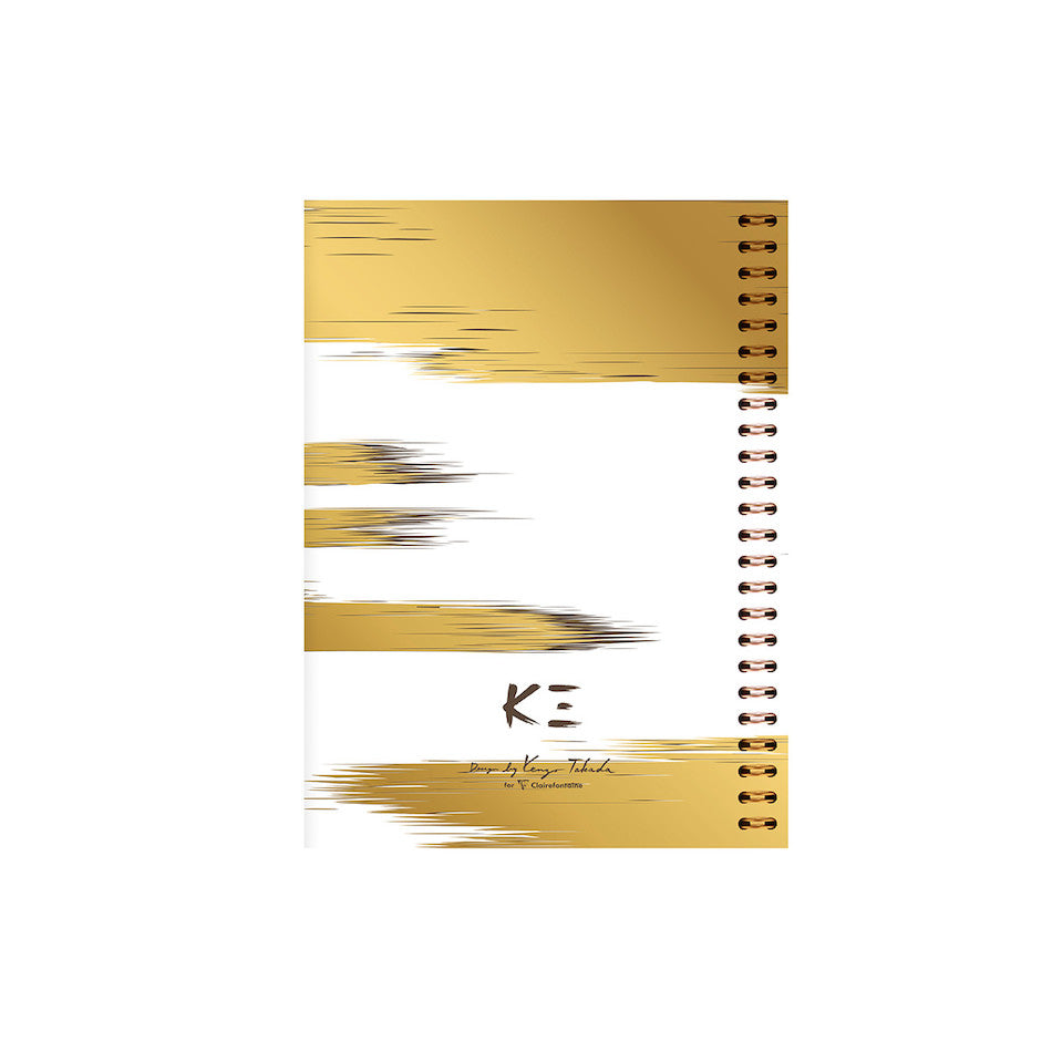 Clairefontaine Kenzo Takada Wirebound Notebook with Pocket A5 Lined by Clairefontaine at Cult Pens