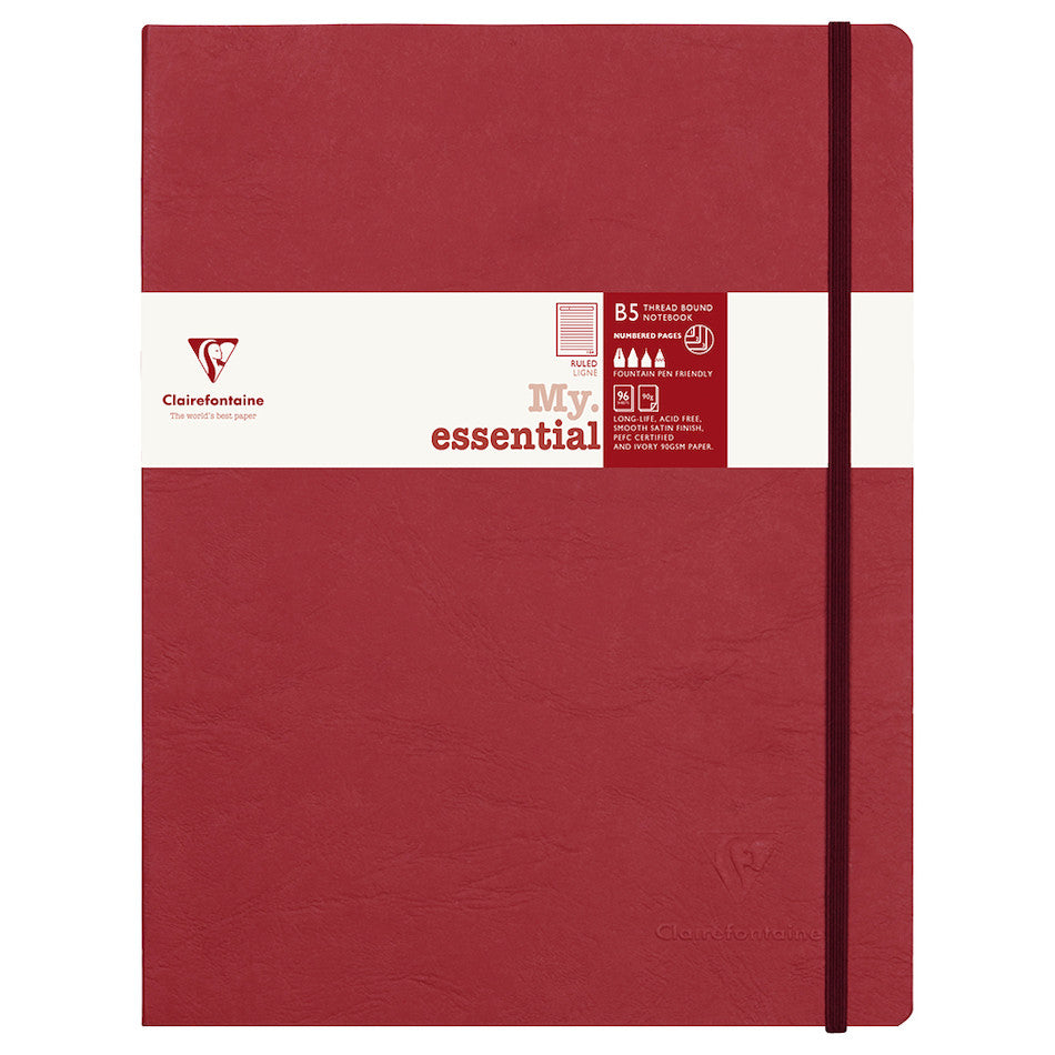 Clairefontaine Age Bag MyEssential B5 Notebook by Clairefontaine at Cult Pens
