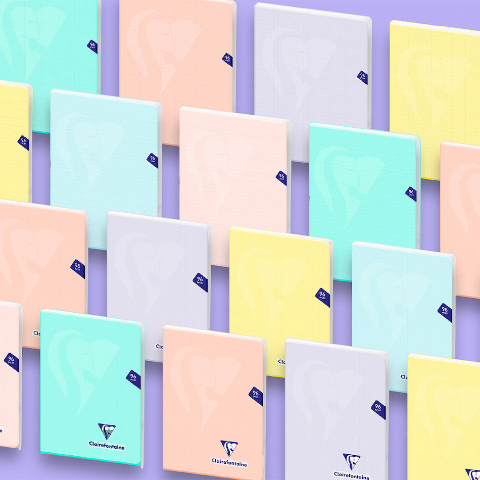 Clairefontaine Mimesys Pastel Notebooks A4 Assorted Set of 10 by Clairefontaine at Cult Pens