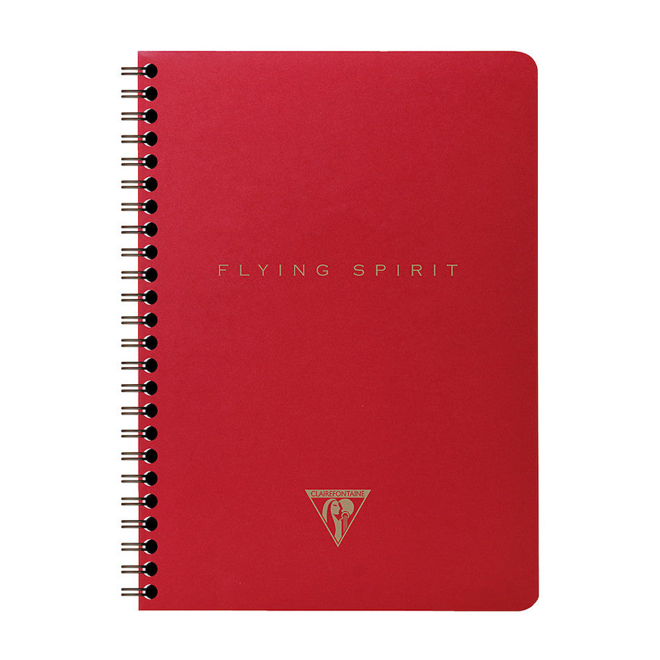 Clairefontaine Flying Spirit Notebook Red A5 60 Sheets Lined by Clairefontaine at Cult Pens