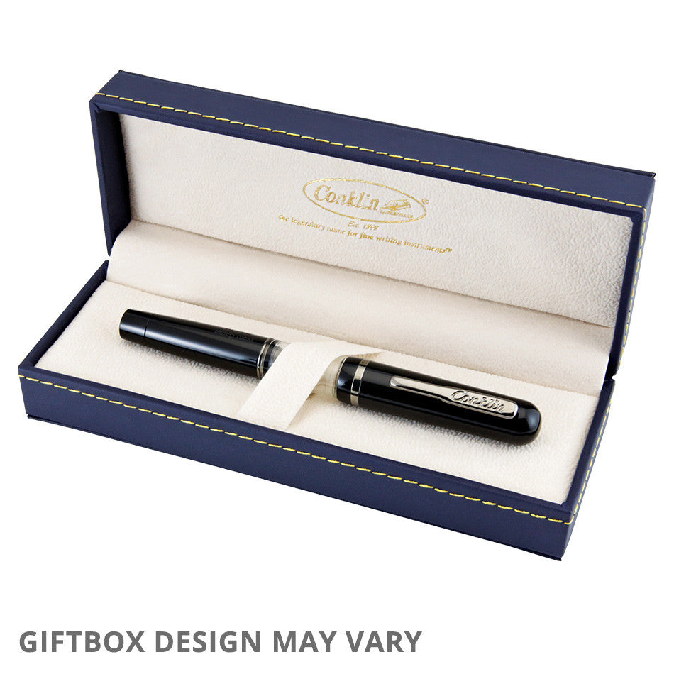 Conklin Heritage Word Gauge Fountain Pen Blue by Conklin at Cult Pens