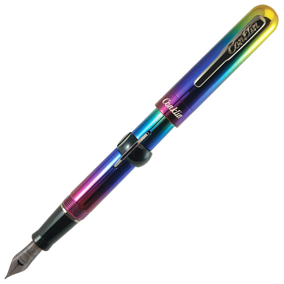 Conklin Mark Twain Crescent Filler 1898 Fountain Pen Limited Edition Rainbow by Conklin at Cult Pens