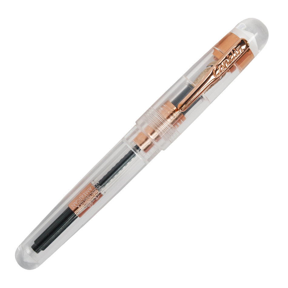 Conklin All American Demonstrator Fountain Pen Special Eyedropper Edition Rose Gold by Conklin at Cult Pens