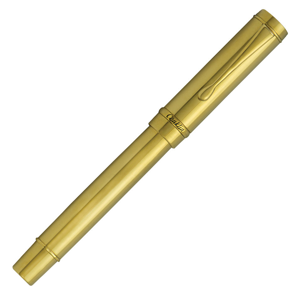 Conklin Duragraph Metal Fountain Pen PVD Gold by Conklin at Cult Pens