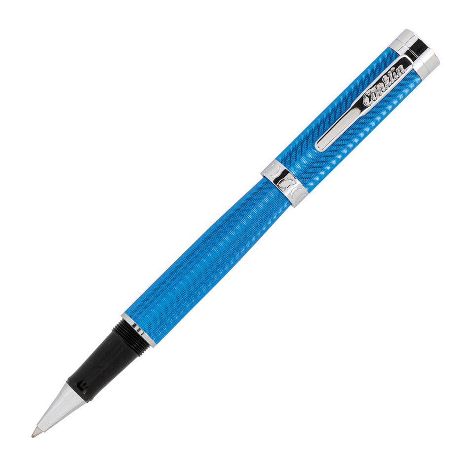 Conklin Herringbone Signature Rollerball Pen Blue by Conklin at Cult Pens