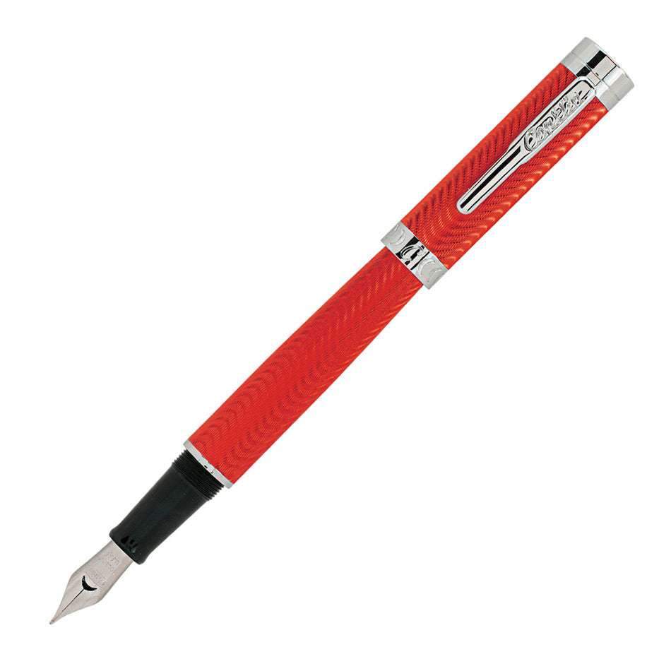 Conklin Herringbone Signature Fountain Pen Red by Conklin at Cult Pens