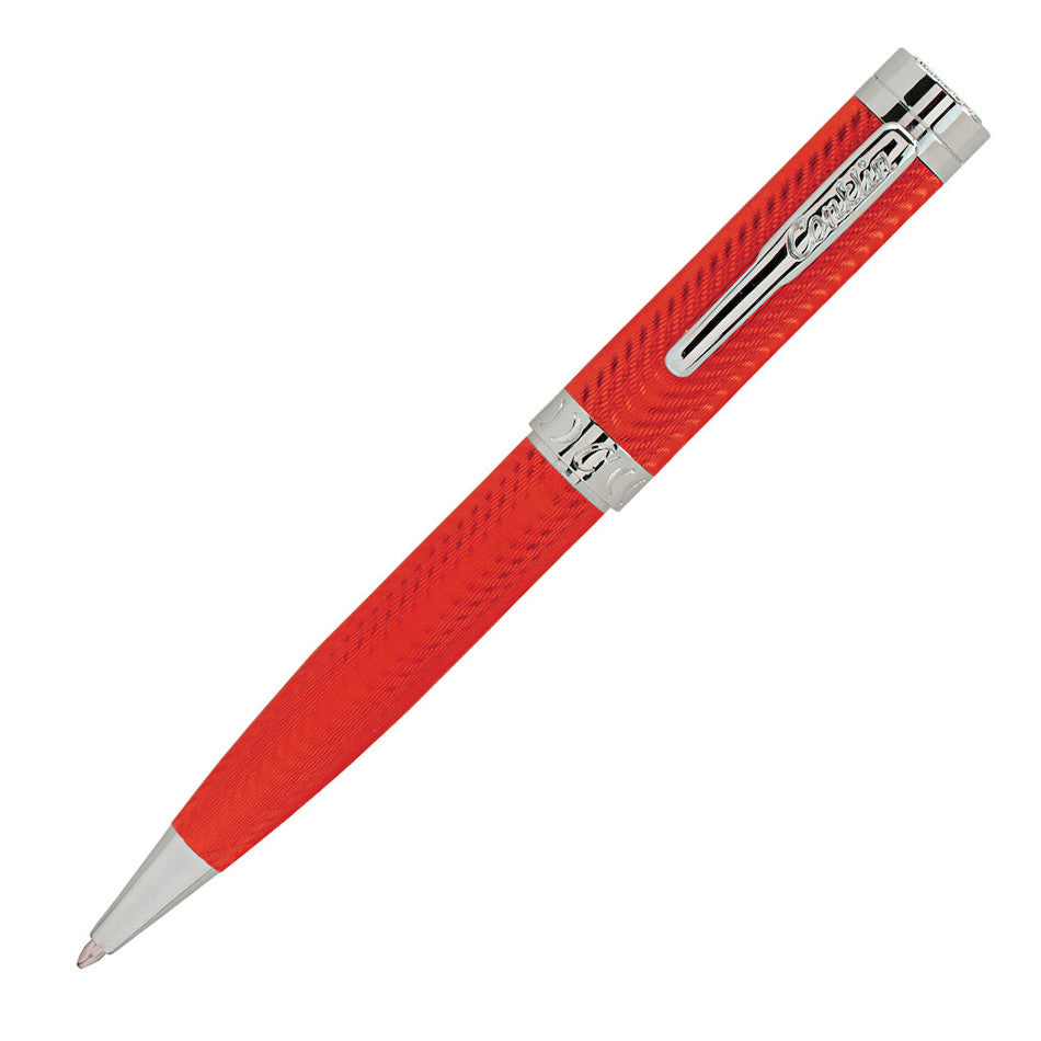 Conklin Herringbone Signature Ballpoint Pen Red by Conklin at Cult Pens