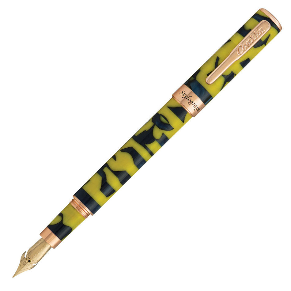 Conklin Stylograph Mosaic Fountain pen Yellow Blue by Conklin at Cult Pens