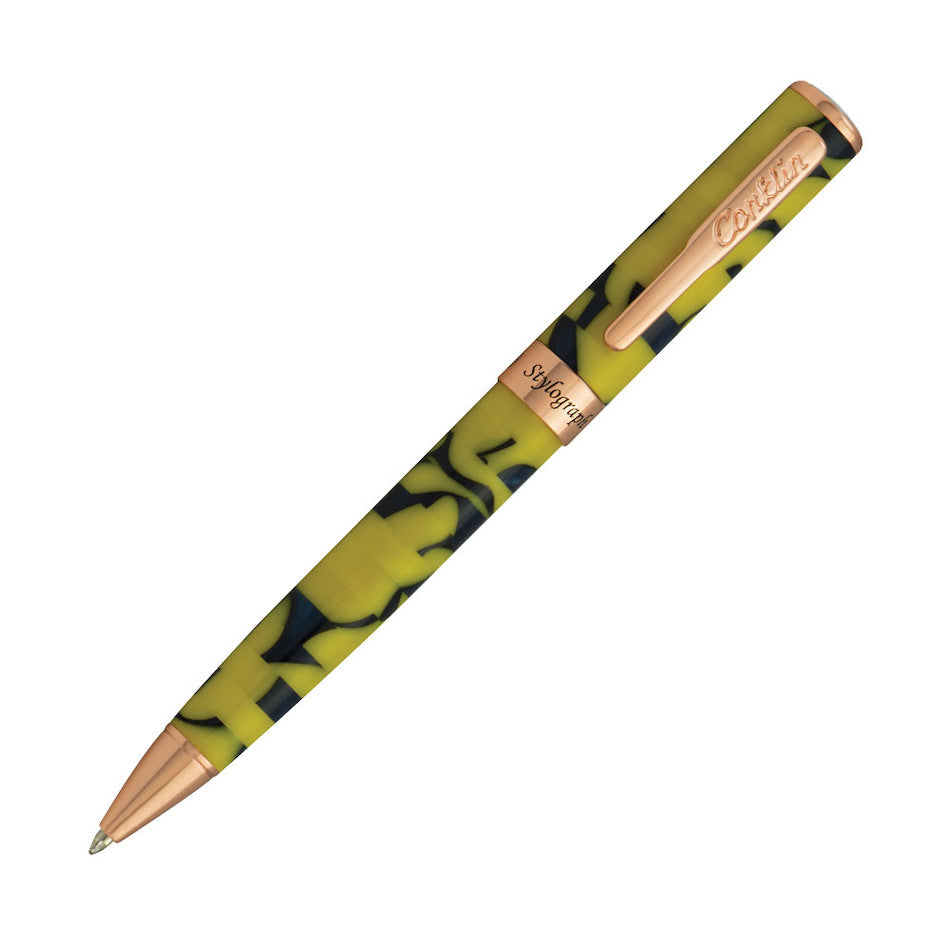 Conklin Stylograph Mosaic Ballpoint pen Yellow Blue by Conklin at Cult Pens