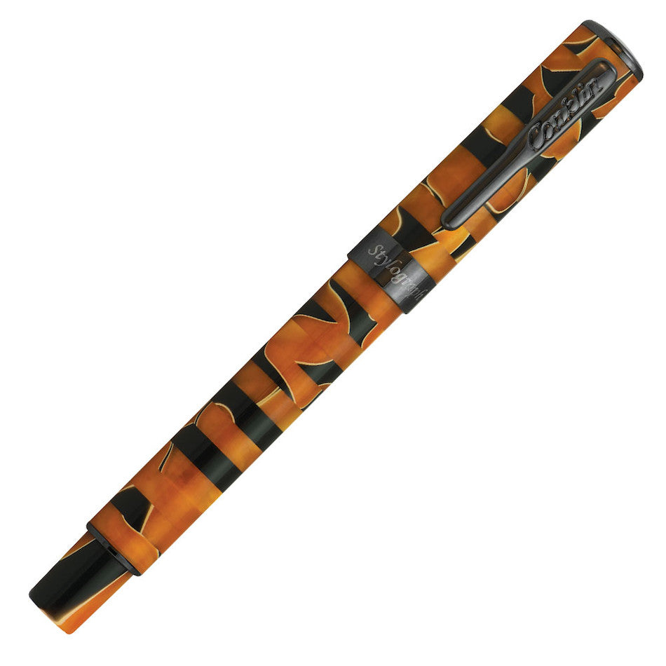 Conklin Stylograph Mosaic Fountain pen Orange Black by Conklin at Cult Pens