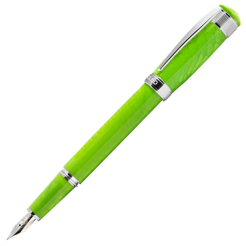 Cleo Skribent Aura Fountain Pen Green Mamba by Cleo Skribent at Cult Pens