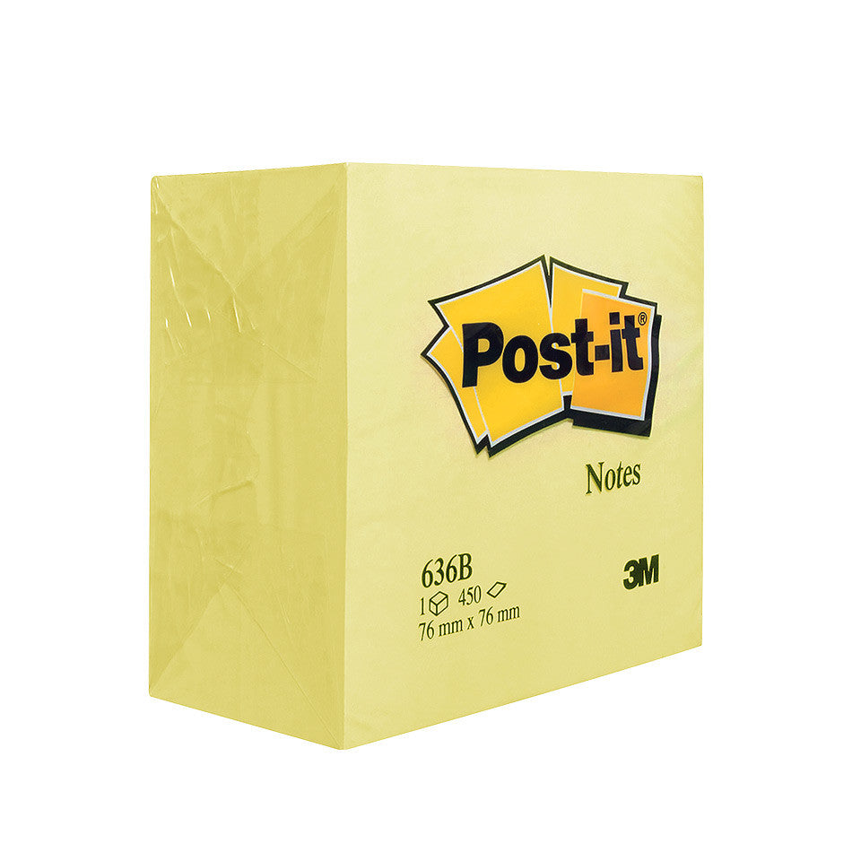 Post-it Cube Canary Yellow by 3M at Cult Pens