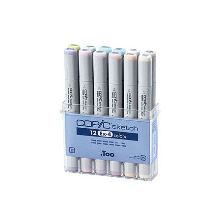 Copic Sketch Marker Pen Set of 12 by Copic at Cult Pens
