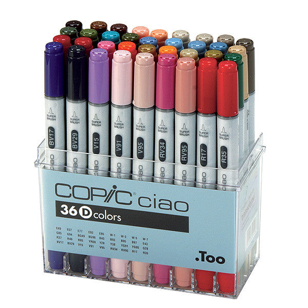 ParKoo Permanent Markers, 36 Assorted Colors Fine