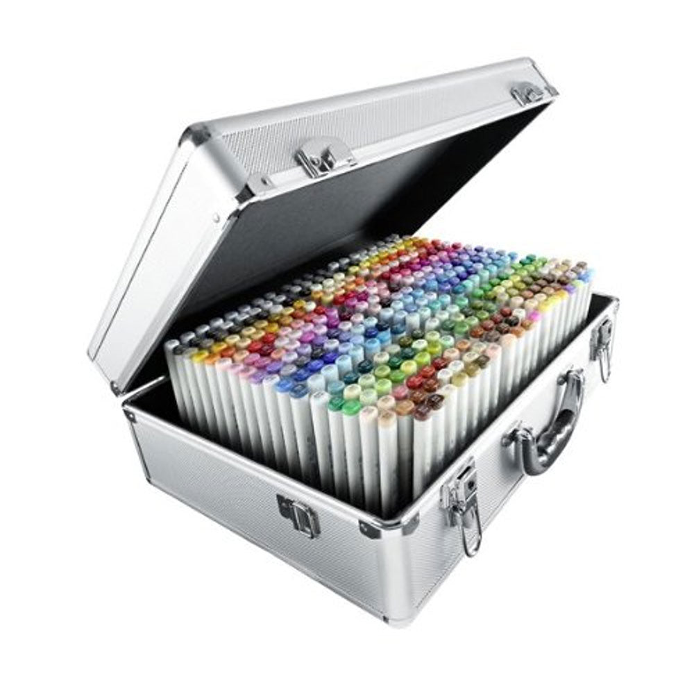 Copic Sketch Marker Metal Suitcase of 358 Colours by Copic at Cult Pens