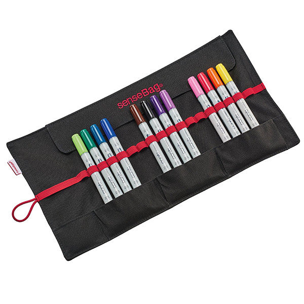 senseBag Roll for 18 Markers Black by Copic at Cult Pens