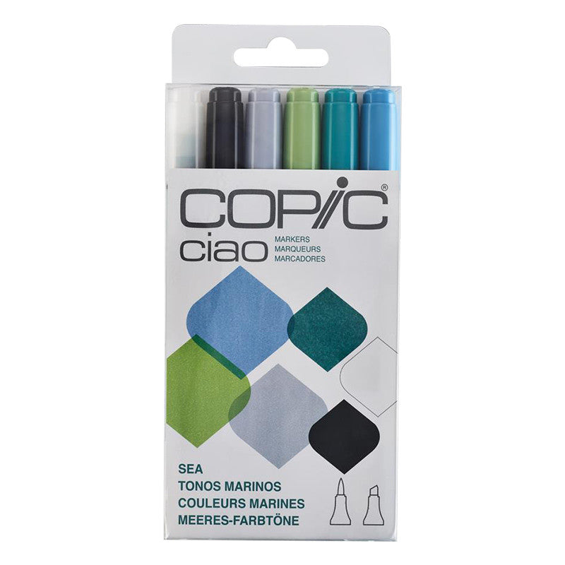 Copic Ciao Set of 6 Assorted by Copic at Cult Pens