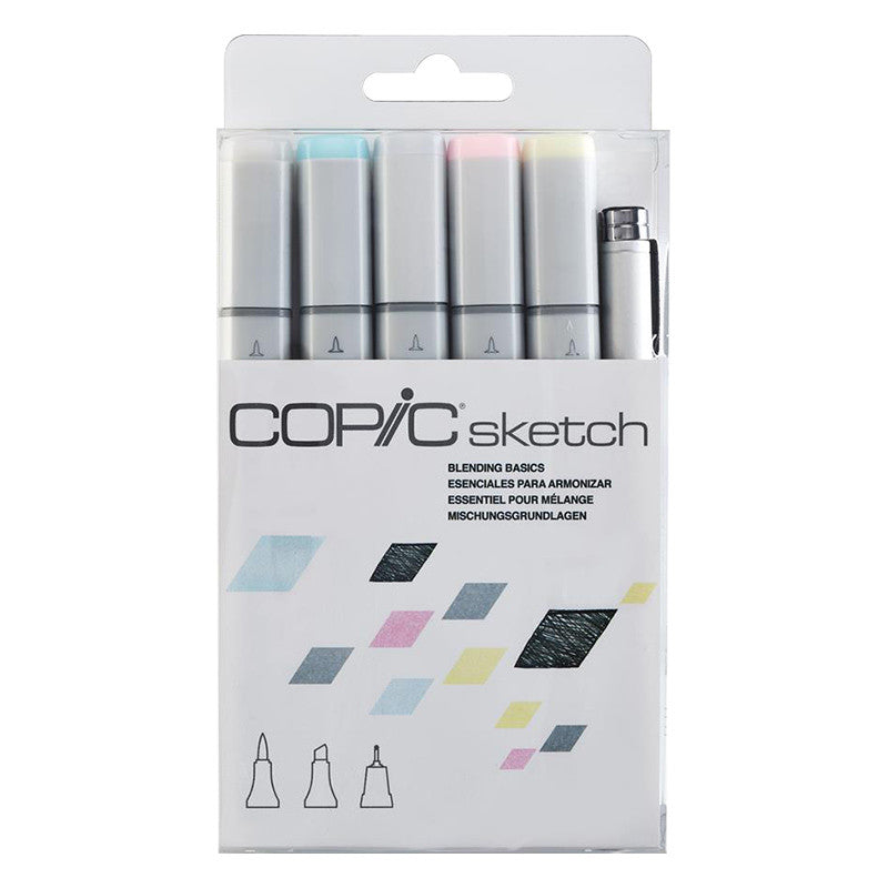Copic Sketch Sketching Grays 6-Marker Set