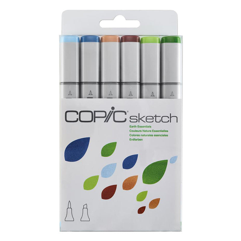Copic Sketch Marker Pen Set of 6 by Copic at Cult Pens