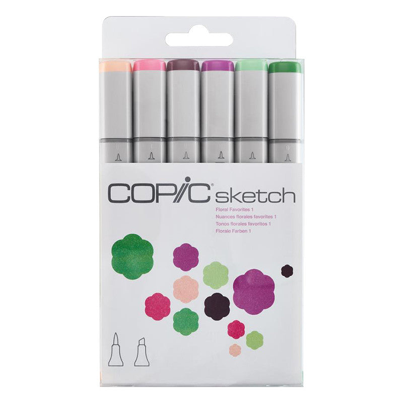 Copic Sketch Marker Pen Set of 6 by Copic at Cult Pens
