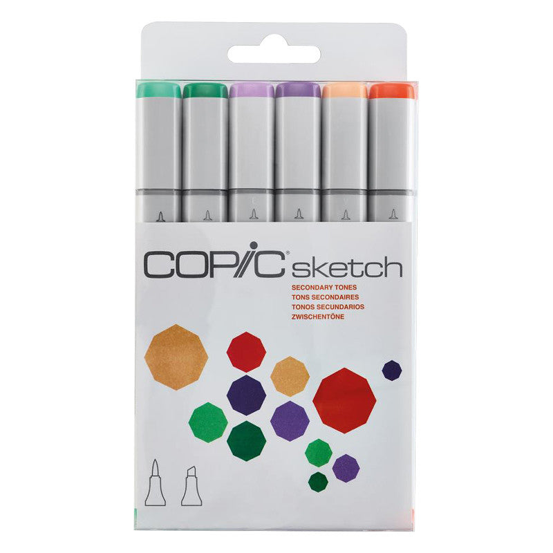 Copic Sketch Marker Pen Set of 6 by Copic at Cult Pens