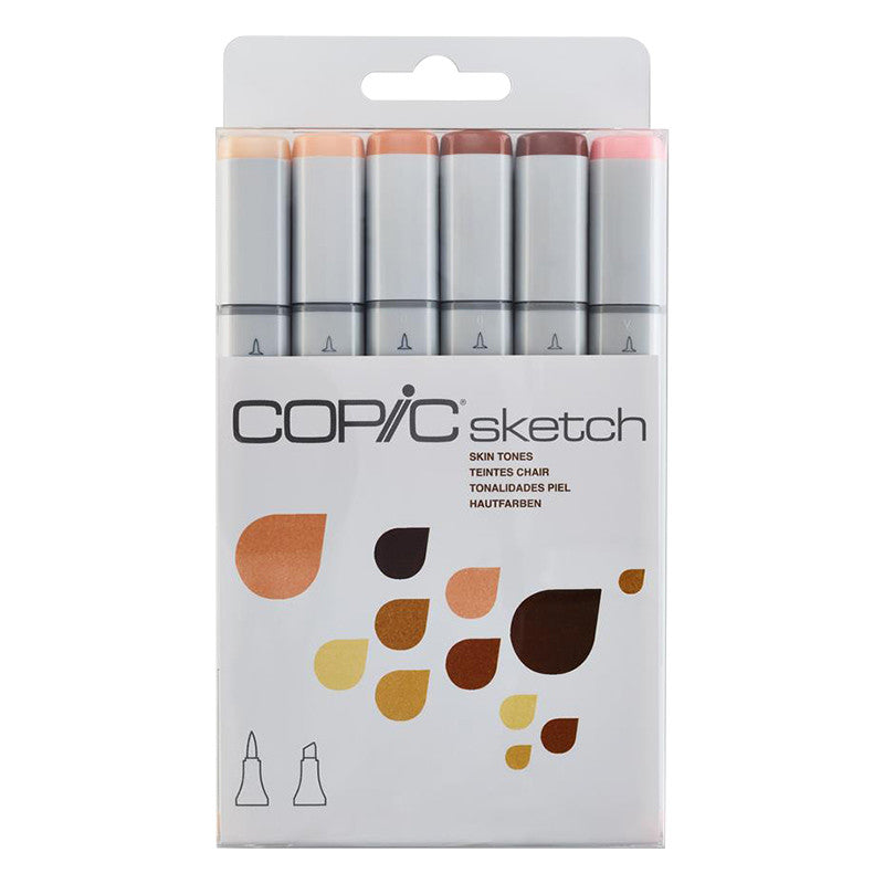 Copic Sketch Marker Pen Set of 6 by Copic at Cult Pens