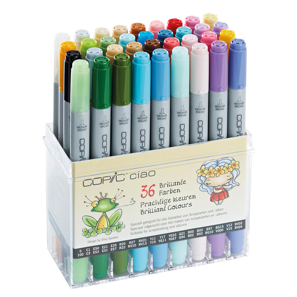 Copic Ciao Set of 36 Brilliant Colours by Copic at Cult Pens