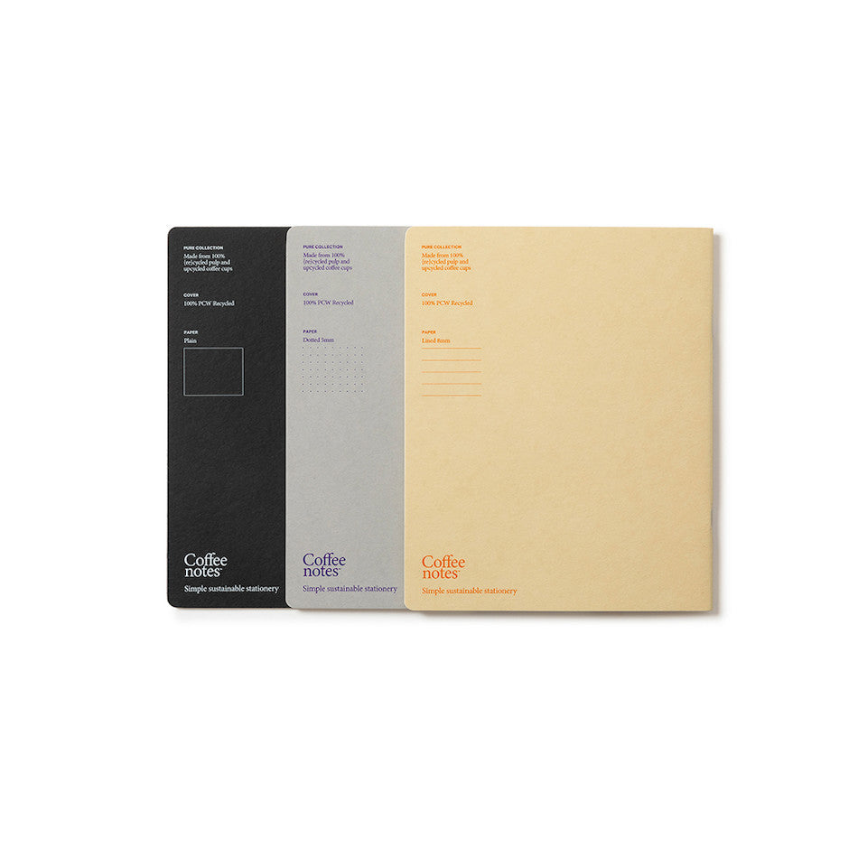 Coffeenotes Medio Notebook Pure Collection by Coffeenotes at Cult Pens