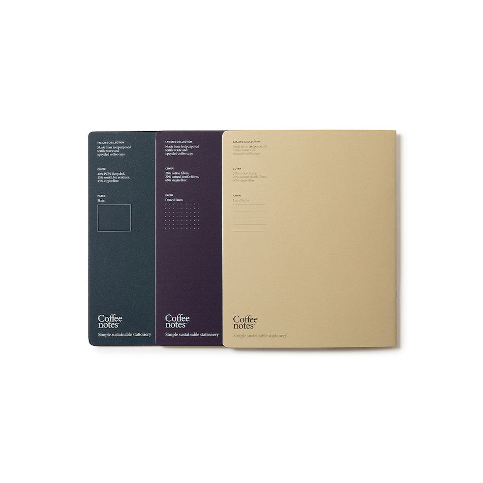 Coffeenotes Grande Notebook Tailor's Collection by Coffeenotes at Cult Pens