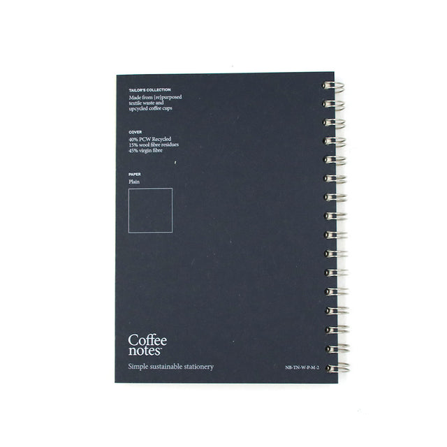 Coffeenotes Medio Wiro Notebook Navy Wool
