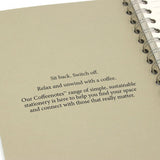 Coffeenotes Medio Wiro Notebook Camel Tweed by Coffeenotes at Cult Pens