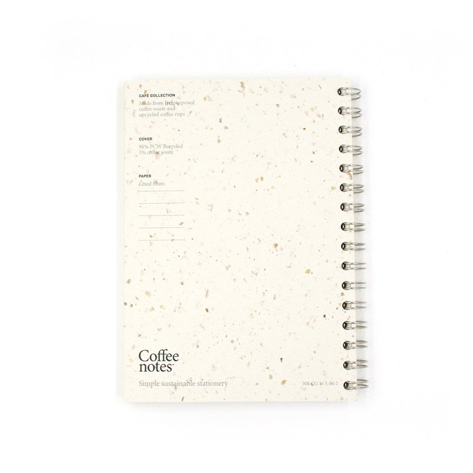 Coffeenotes Grande Wiro Notebook Grounds by Coffeenotes at Cult Pens